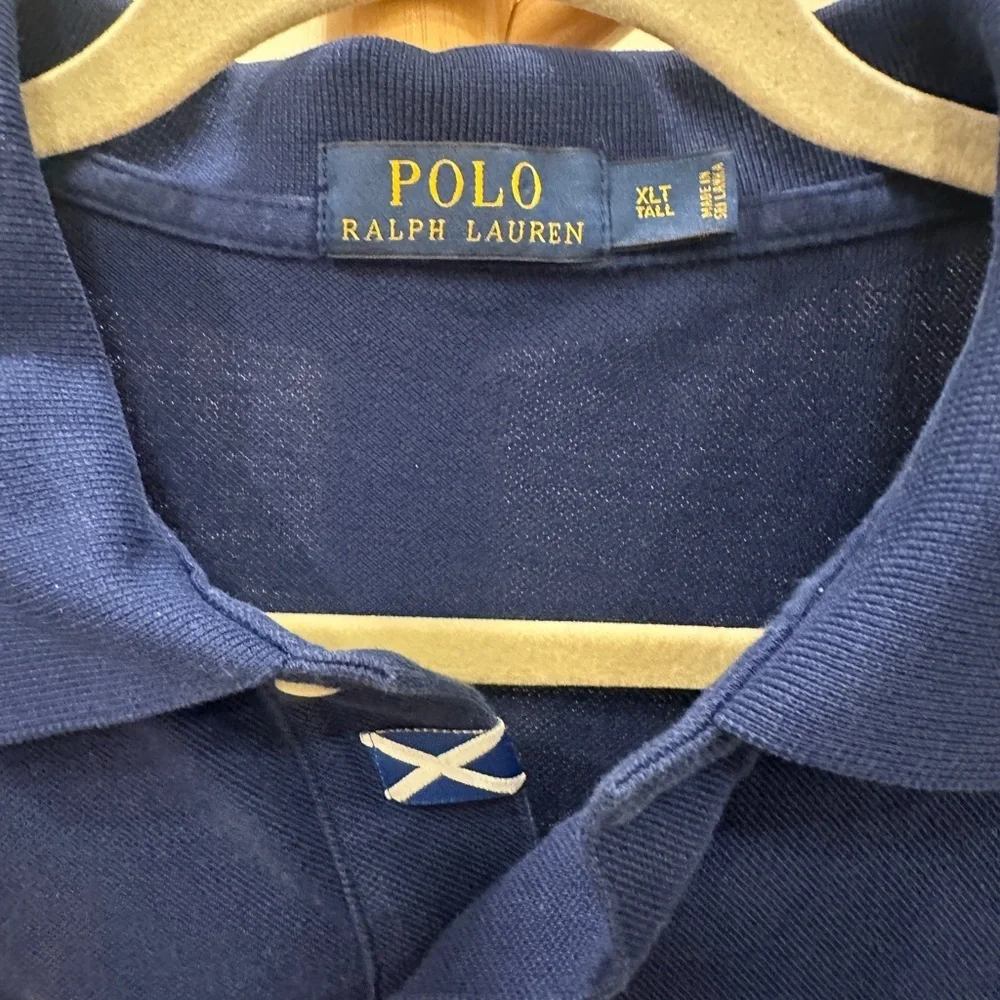 BUNDLE Ralph Lauren Big Pony Navy XLT Polo+XL Red Striped Rugby, Women 2XL